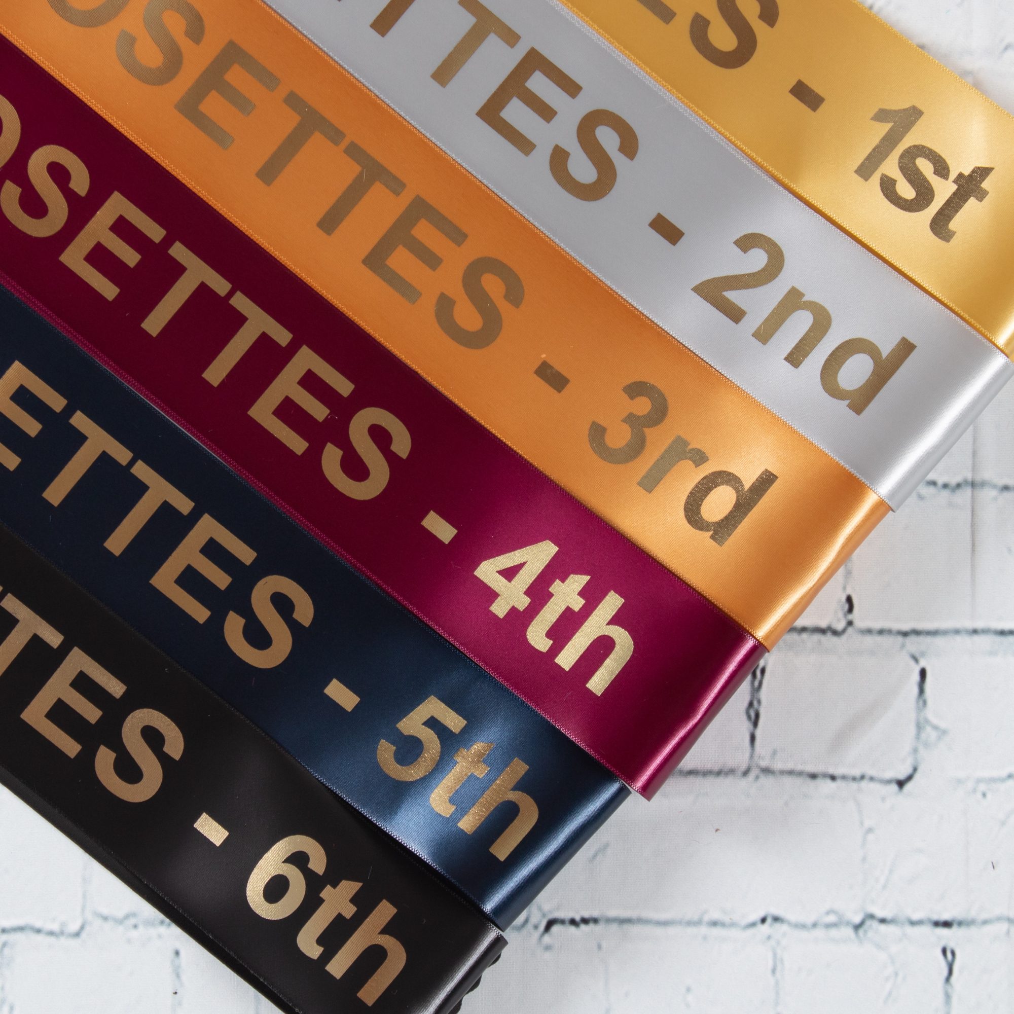 Printed Prize Ribbons, Customised Sashes & Rosettes Christchurch, NZ