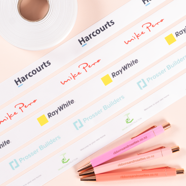 Printed Personalised Ribbon Ribbons & Rosettes Christchurch, NZ