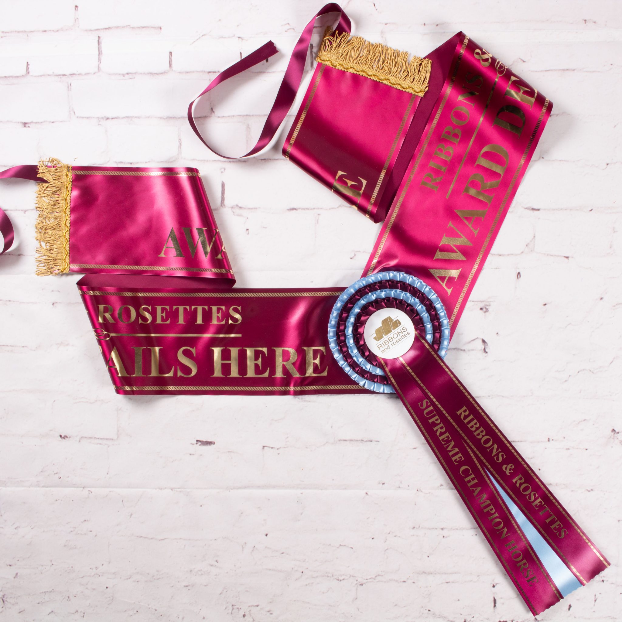 Halter Sashes Ribbons & Rosettes Christchurch, NZ